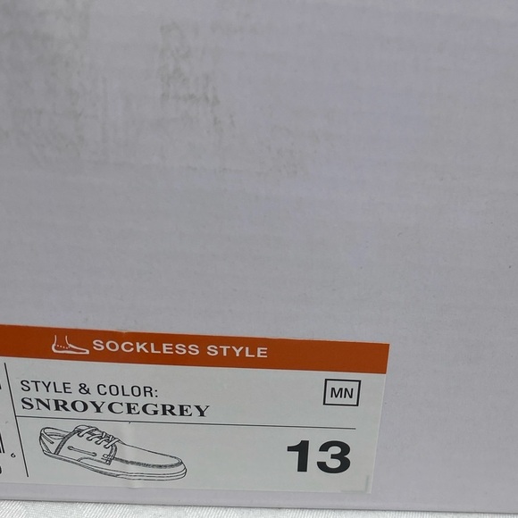 Sonoma Royce Classic Boat Shoes (Size:13, Color:Gray/Brown/White) - Picture 6 of 6